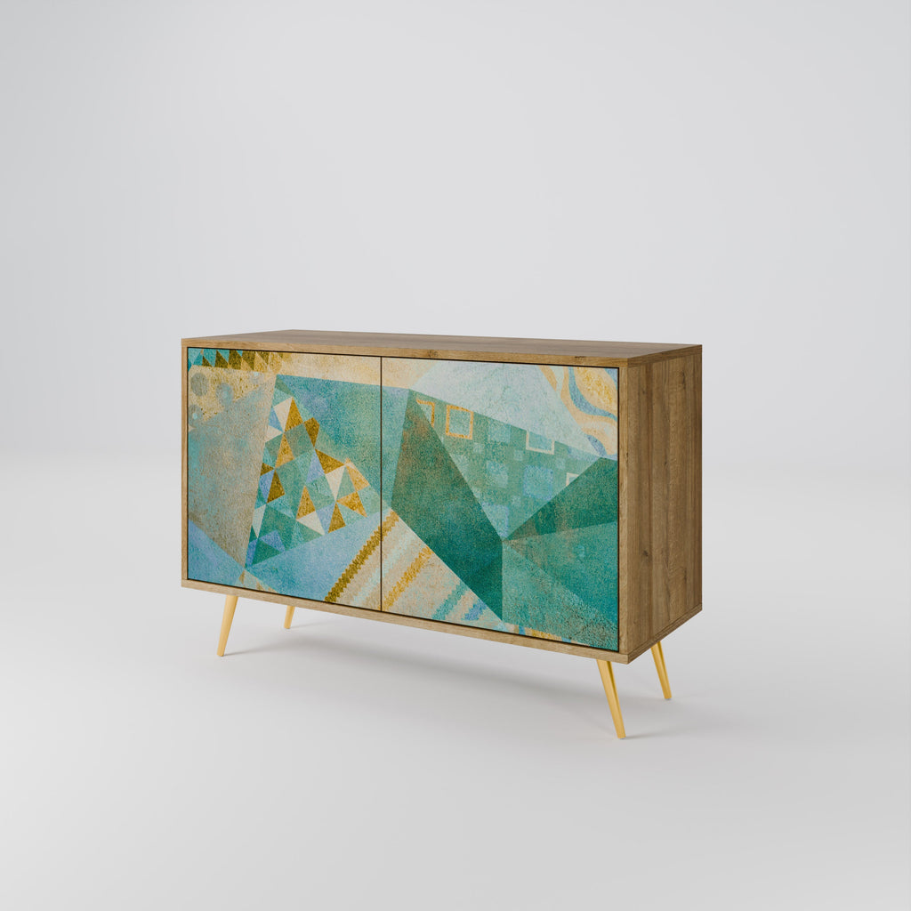 SPECTRUM SPLENDOR Sideboard mit 2 Türen in Eichenoptik