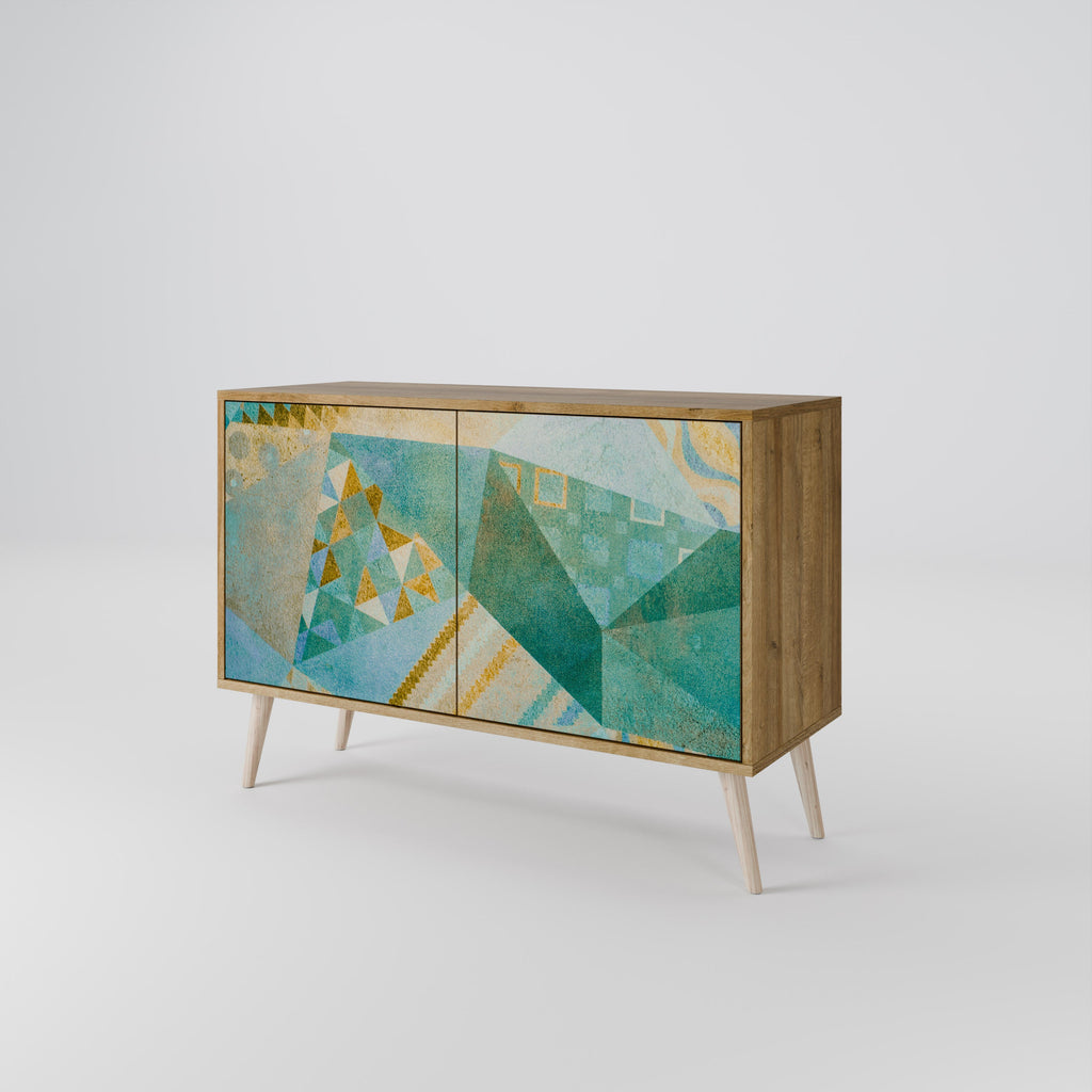 SPECTRUM SPLENDOR Sideboard mit 2 Türen in Eichenoptik