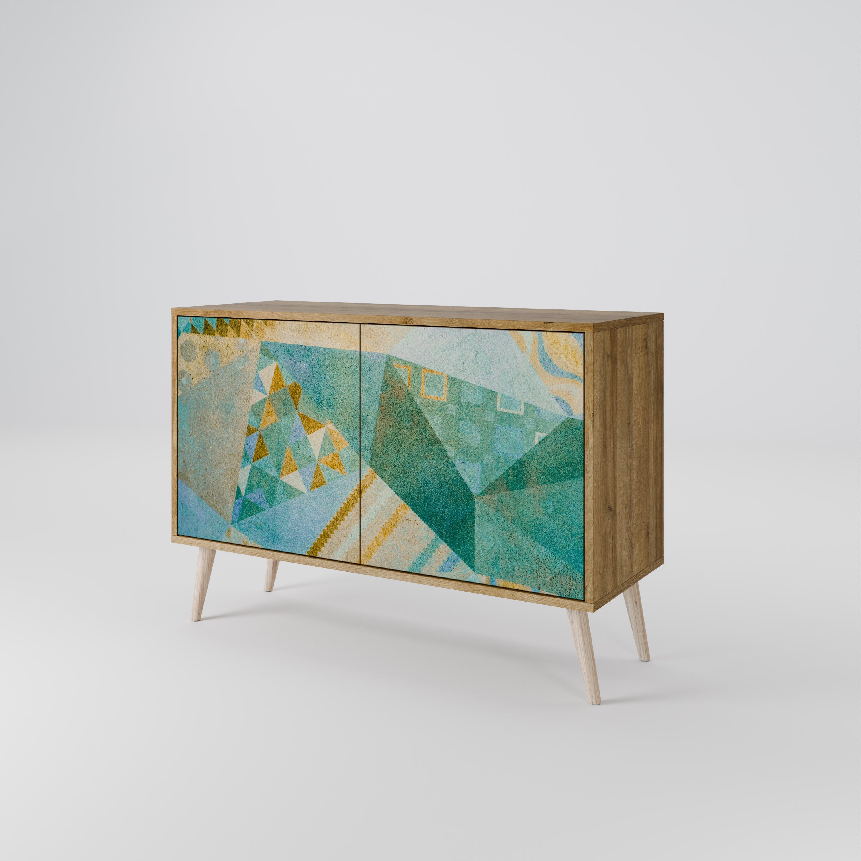 SPECTRUM SPLENDOR Sideboard mit 2 Türen in Eichenoptik