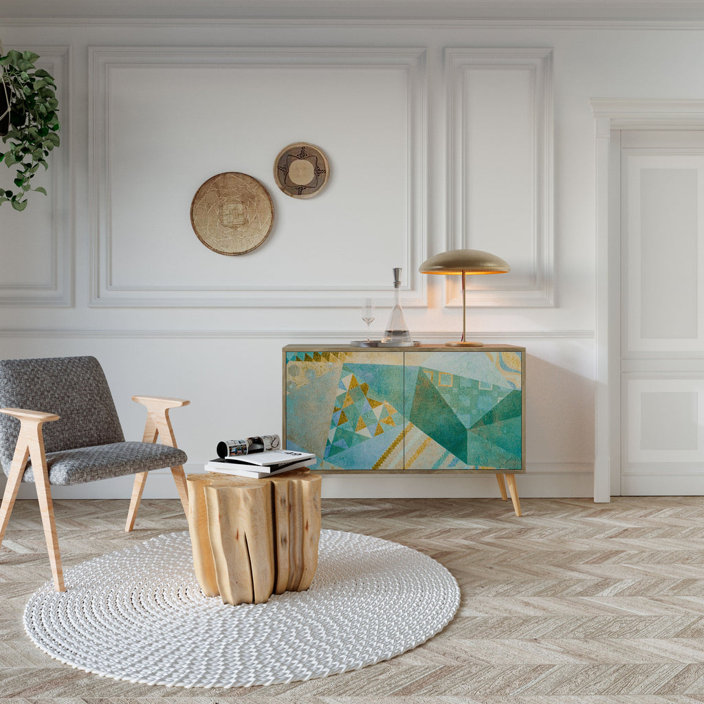SPECTRUM SPLENDOR Sideboard mit 2 Türen in Eichenoptik