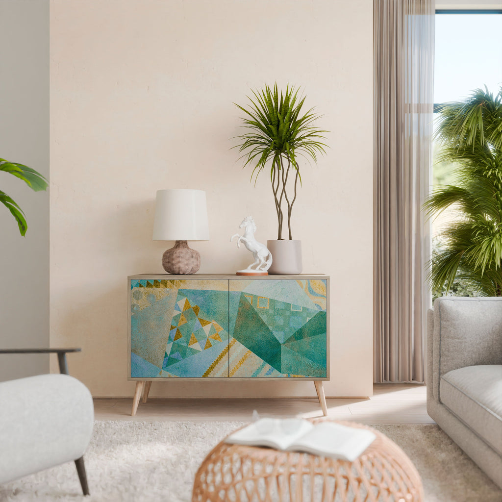 SPECTRUM SPLENDOR Sideboard mit 2 Türen in Eichenoptik
