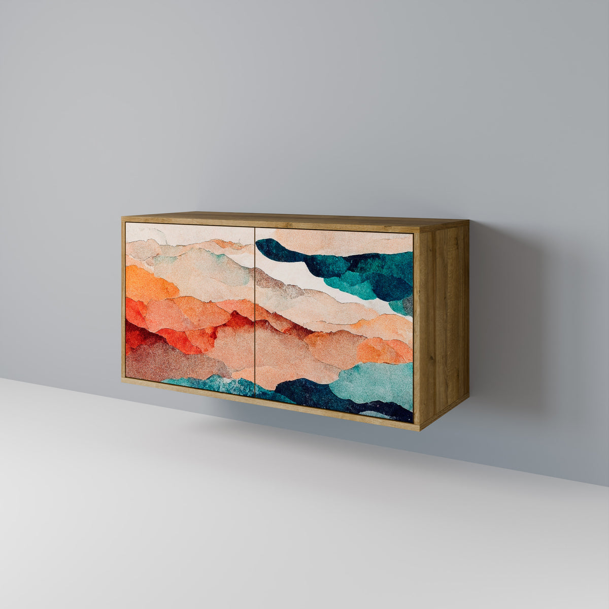 ABSTRACT LANDSCAPE 2-türiges Sideboard