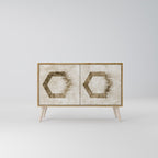 HEXAGONAL SHAPES Sideboard mit 2 Türen in Eiche-Optik