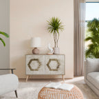 HEXAGONAL SHAPES Sideboard mit 2 Türen in Eiche-Optik