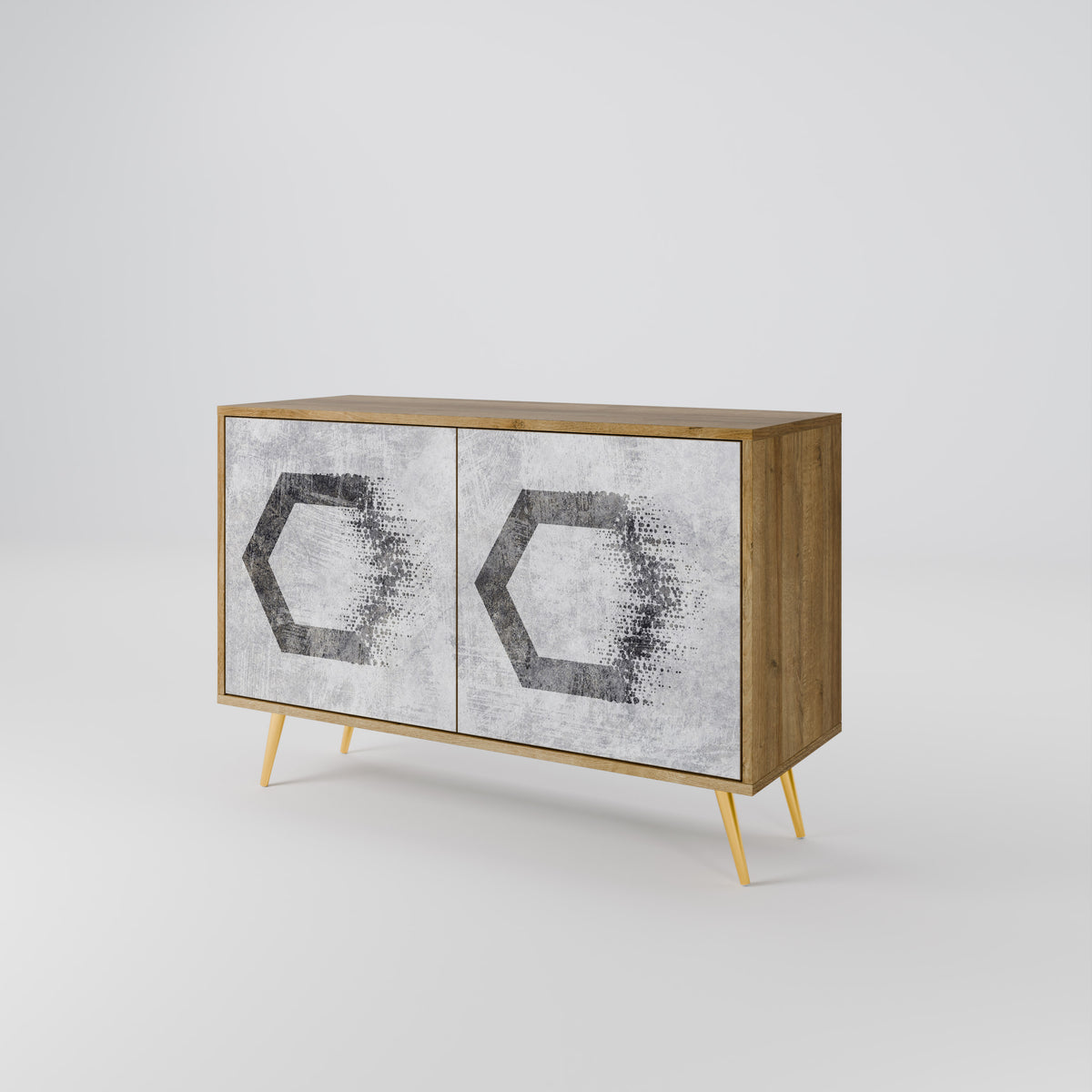 HEXAGONAL FIGURES 2-türiges Sideboard