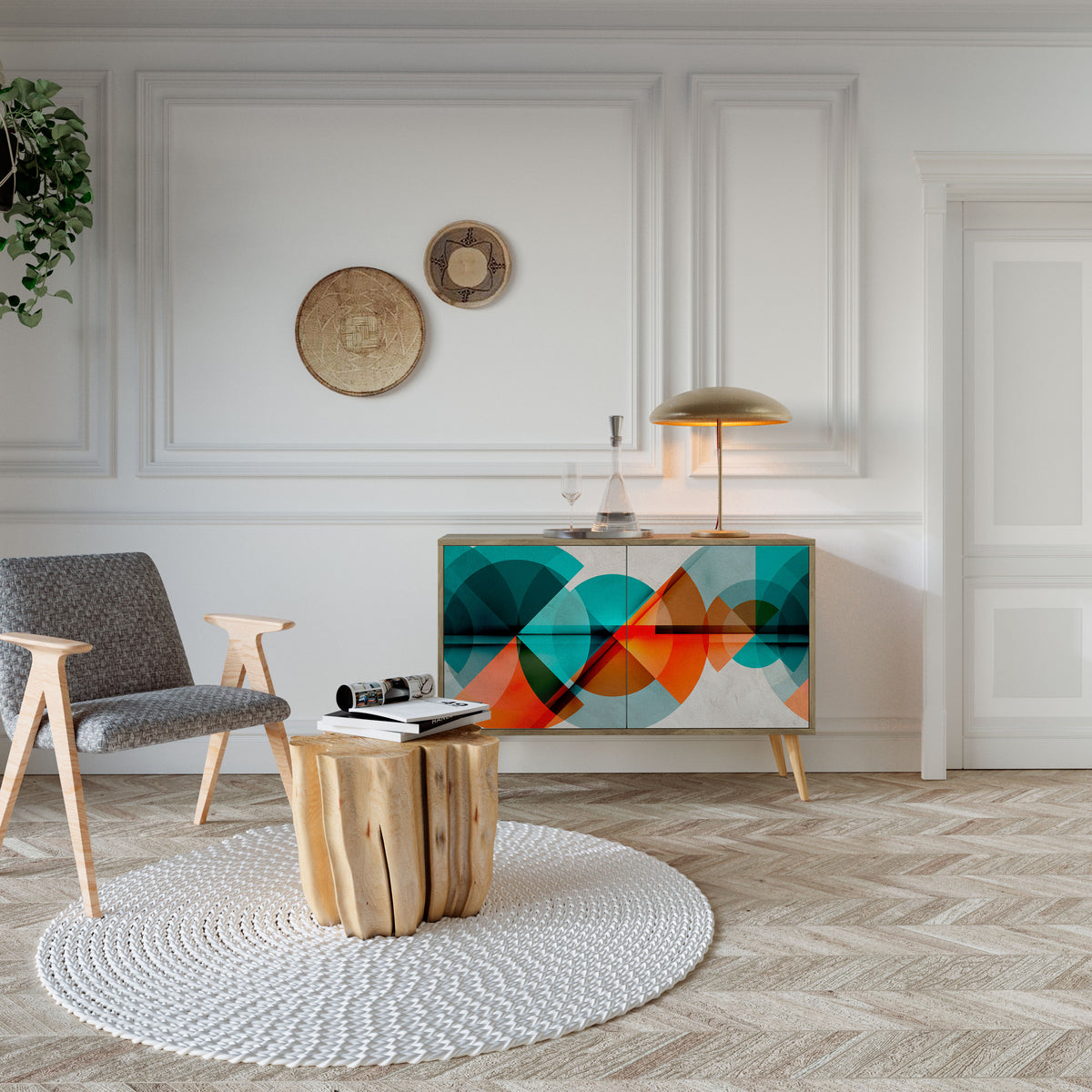 CIRCULAR RHAPSODY 2-türiges Sideboard