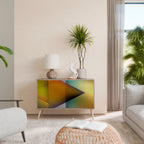 PIERCING SHARPNESS Sideboard mit 2 Türen in Eiche-Optik