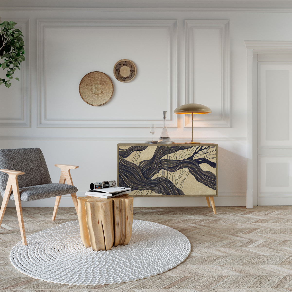 UNIFIED FRAGMENTS 2-türiges Sideboard