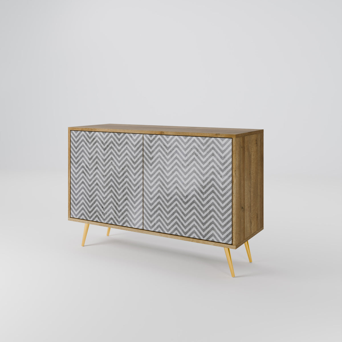 CONCRETE ZIG ZAG 2-türiges Sideboard