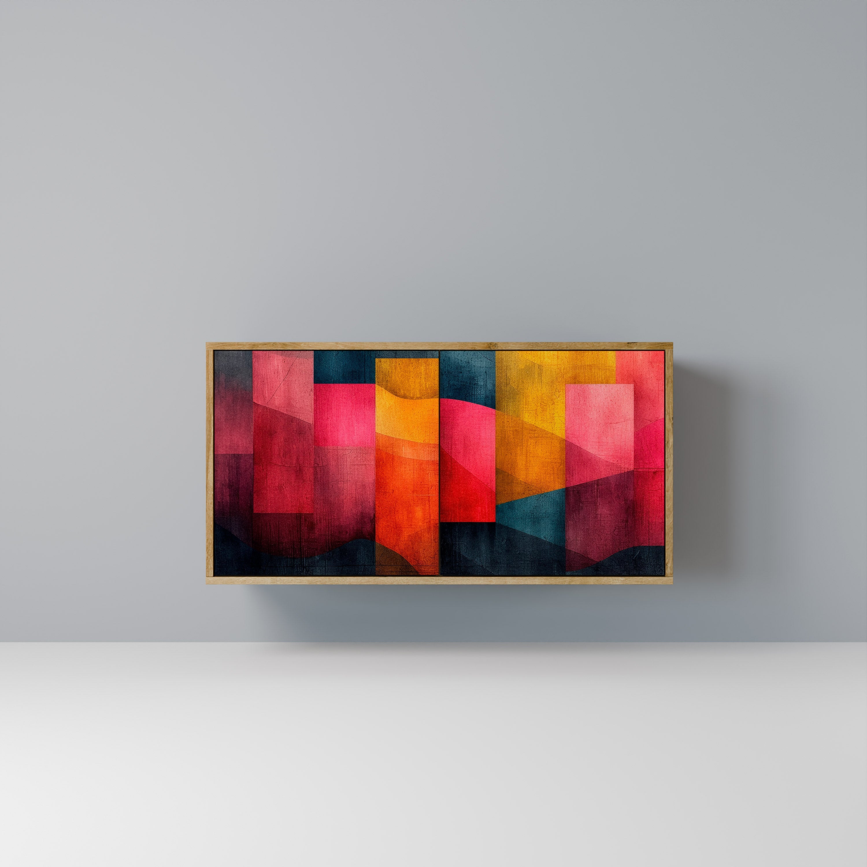 COLORFUL SOUNDS Sideboard mit 2 Türen in Eichenoptik