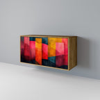 COLORFUL SOUNDS Sideboard mit 2 Türen in Eiche-Optik