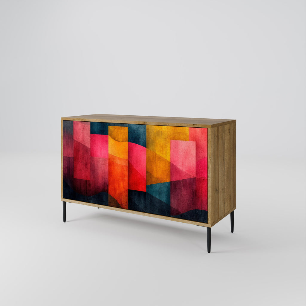 COLORFUL SOUNDS Sideboard mit 2 Türen in Eichenoptik