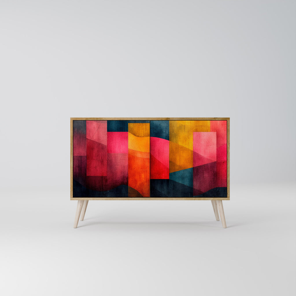 COLORFUL SOUNDS Sideboard mit 2 Türen in Eichenoptik