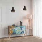 ABSTRACT THOUGHTS Sideboard mit 2 Türen in Eiche-Optik