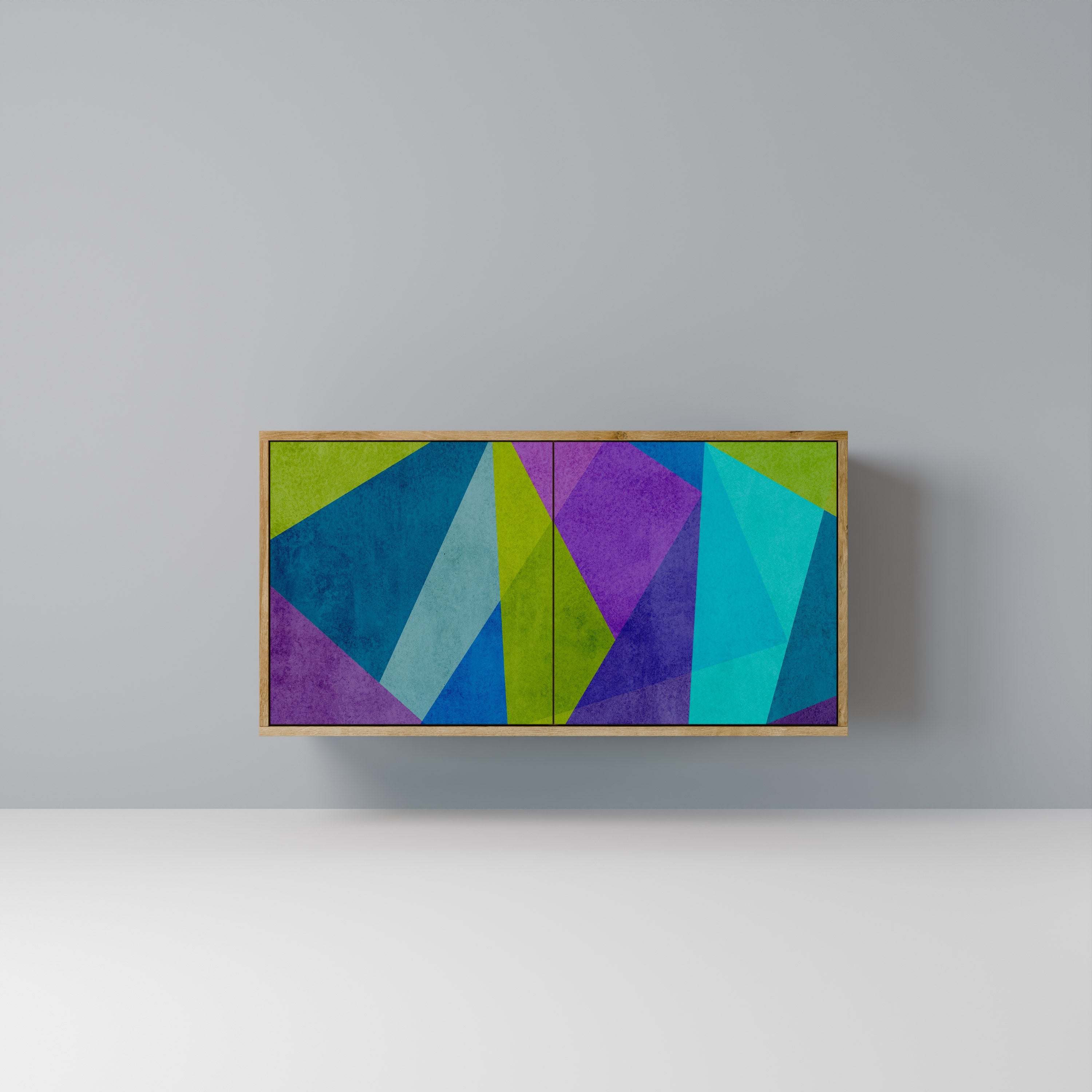 COLD SHOWCASE Sideboard mit 2 Türen in Eichenoptik