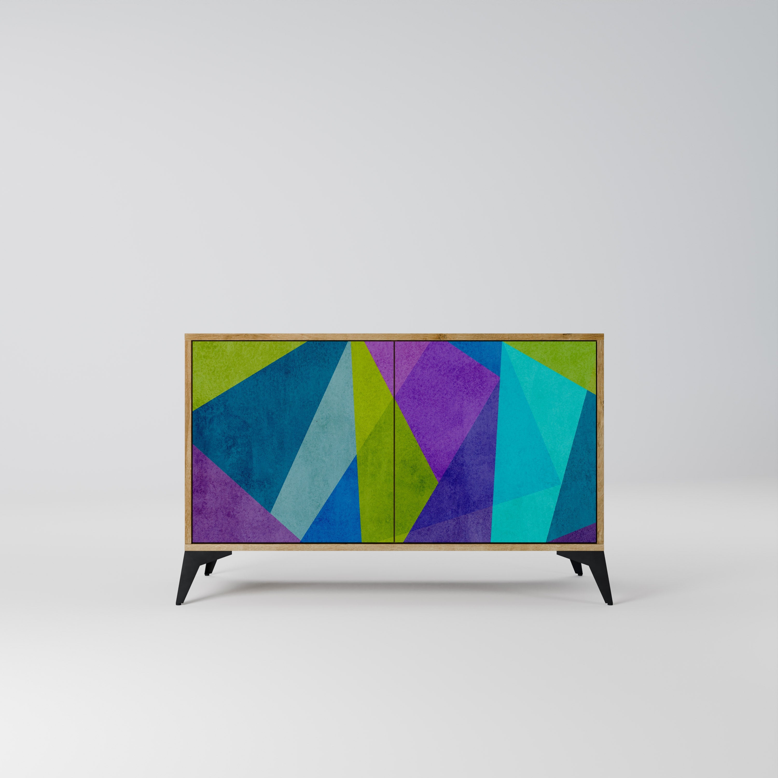 COLD SHOWCASE Sideboard mit 2 Türen in Eichenoptik