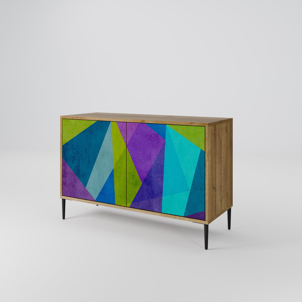 COLD SHOWCASE Sideboard mit 2 Türen in Eichenoptik