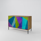 COLD SHOWCASE Sideboard mit 2 Türen in Eiche-Optik