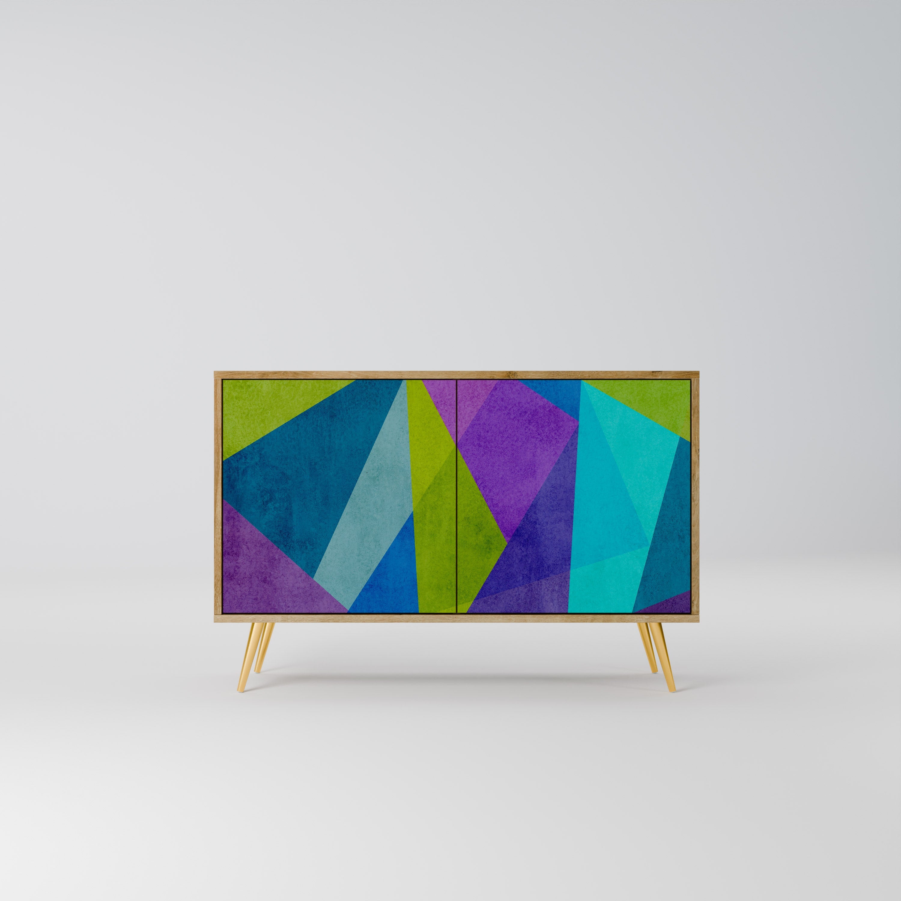 COLD SHOWCASE Sideboard mit 2 Türen in Eichenoptik