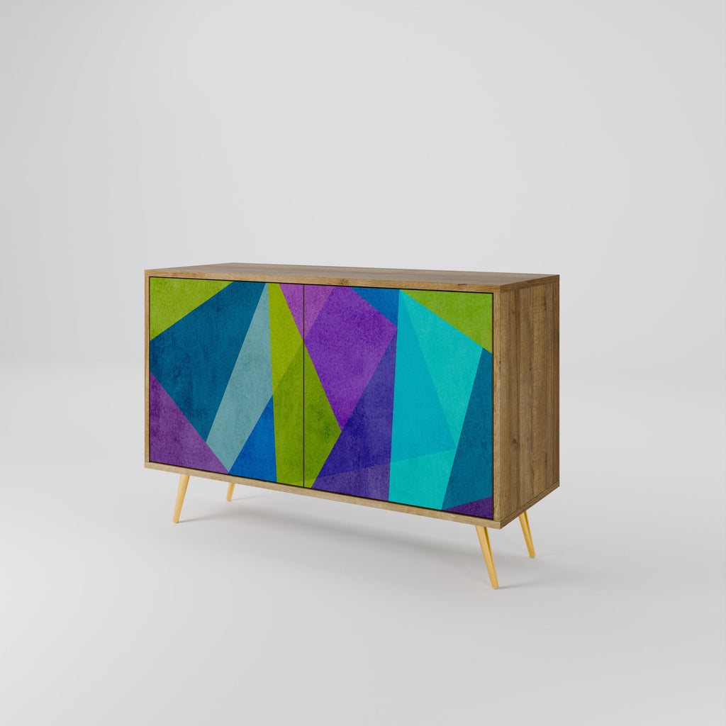 COLD SHOWCASE Sideboard mit 2 Türen in Eichenoptik