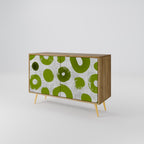 GREEN RHAPSODY 2-Door Sideboard in Oak Effect