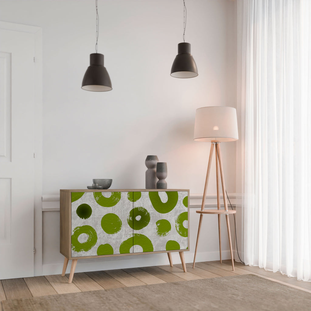 GREEN RHAPSODY Sideboard mit 2 Türen in Eichenoptik