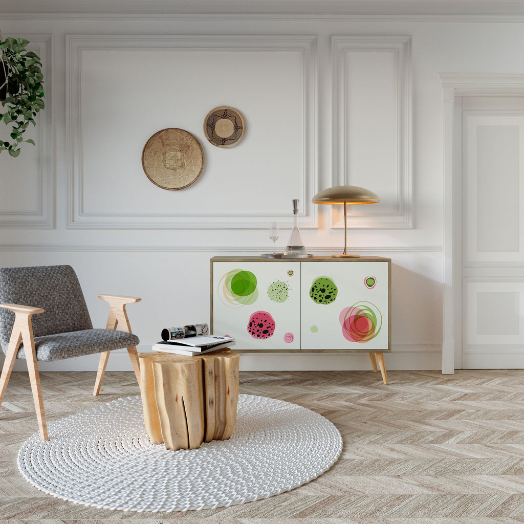 COLORFUL COSMOS 2-türiges Sideboard in Eichenoptik