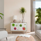 COLORFUL COSMOS Sideboard mit 2 Türen in Eiche-Optik