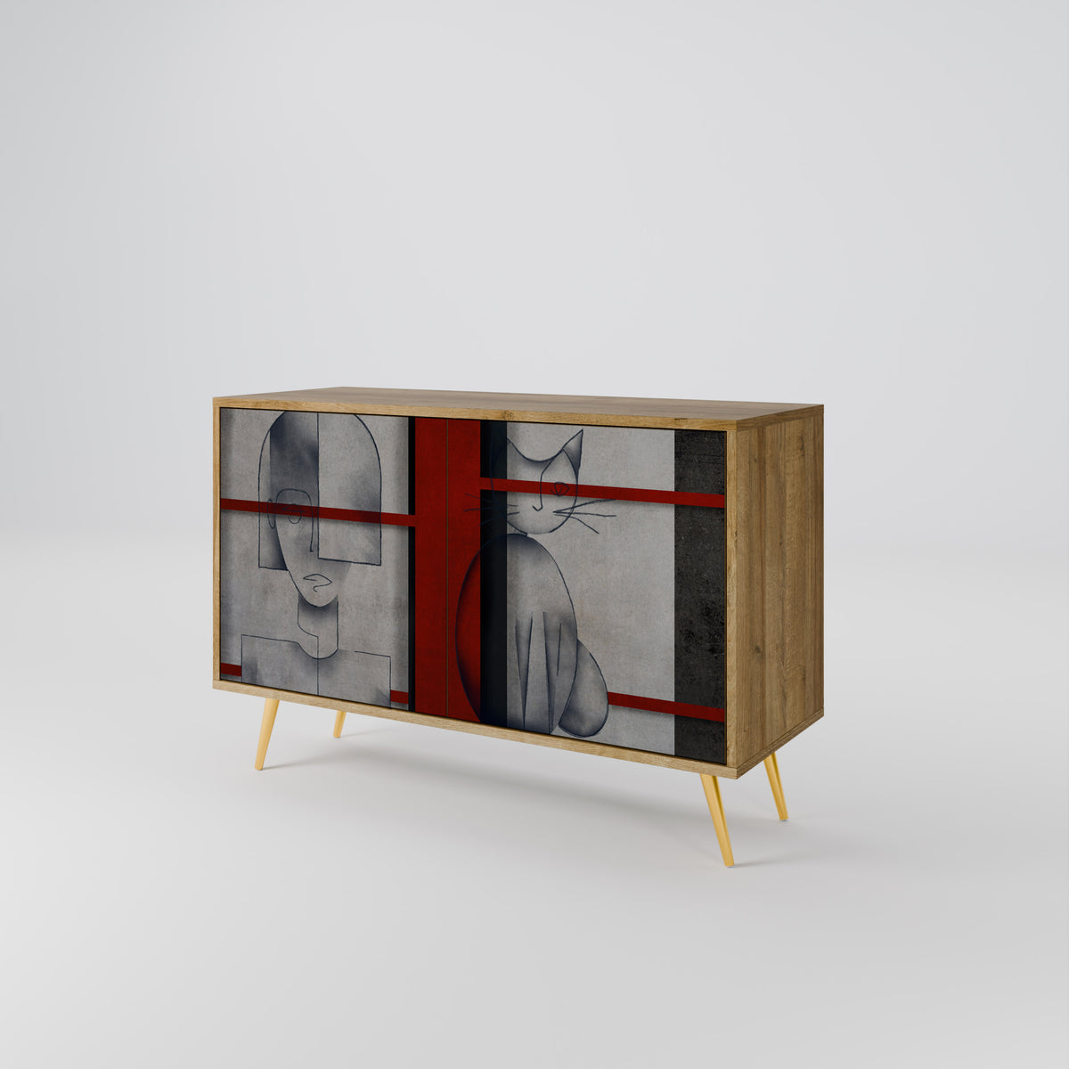 GRAY FIGURES 2-türiges Sideboard