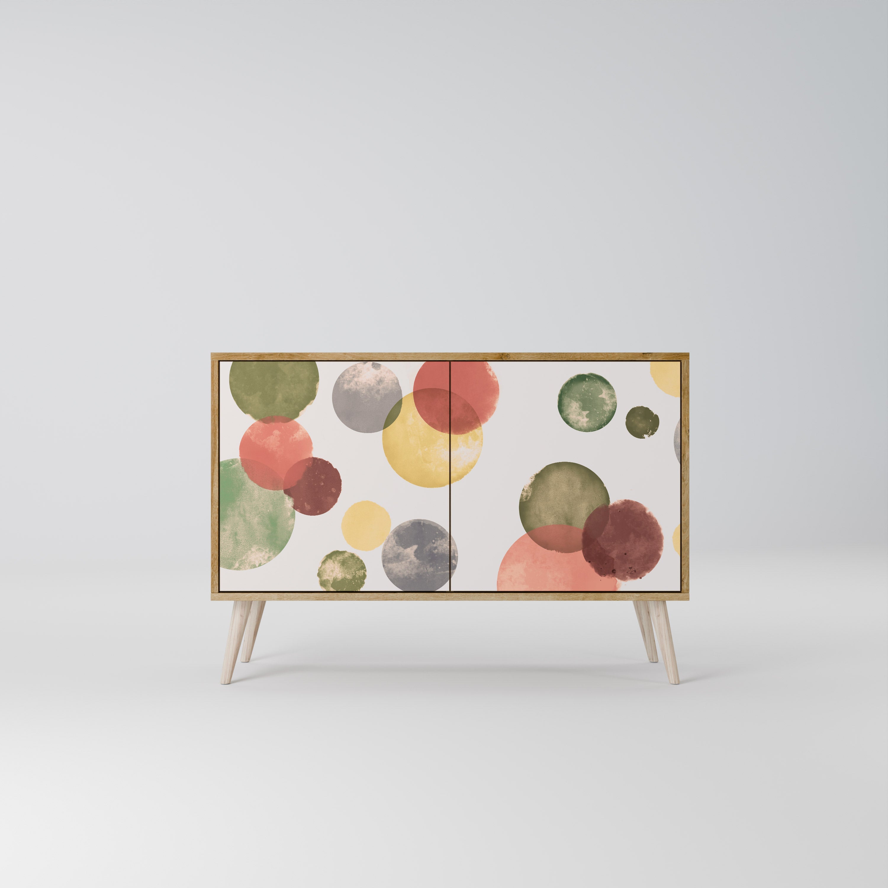 FLEETING HAPPINESS Sideboard mit 2 Türen in Eichenoptik