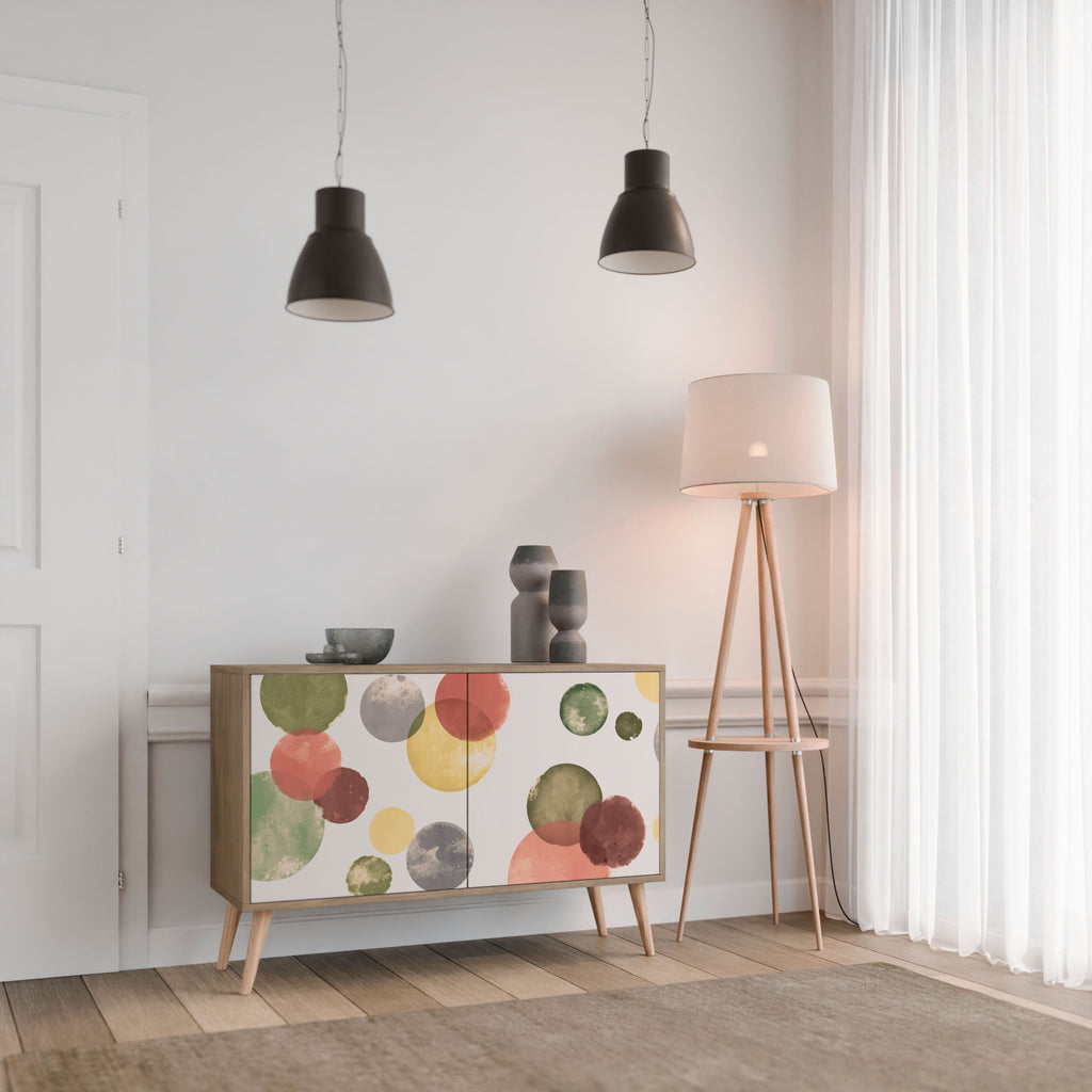 FLEETING HAPPINESS Sideboard mit 2 Türen in Eichenoptik