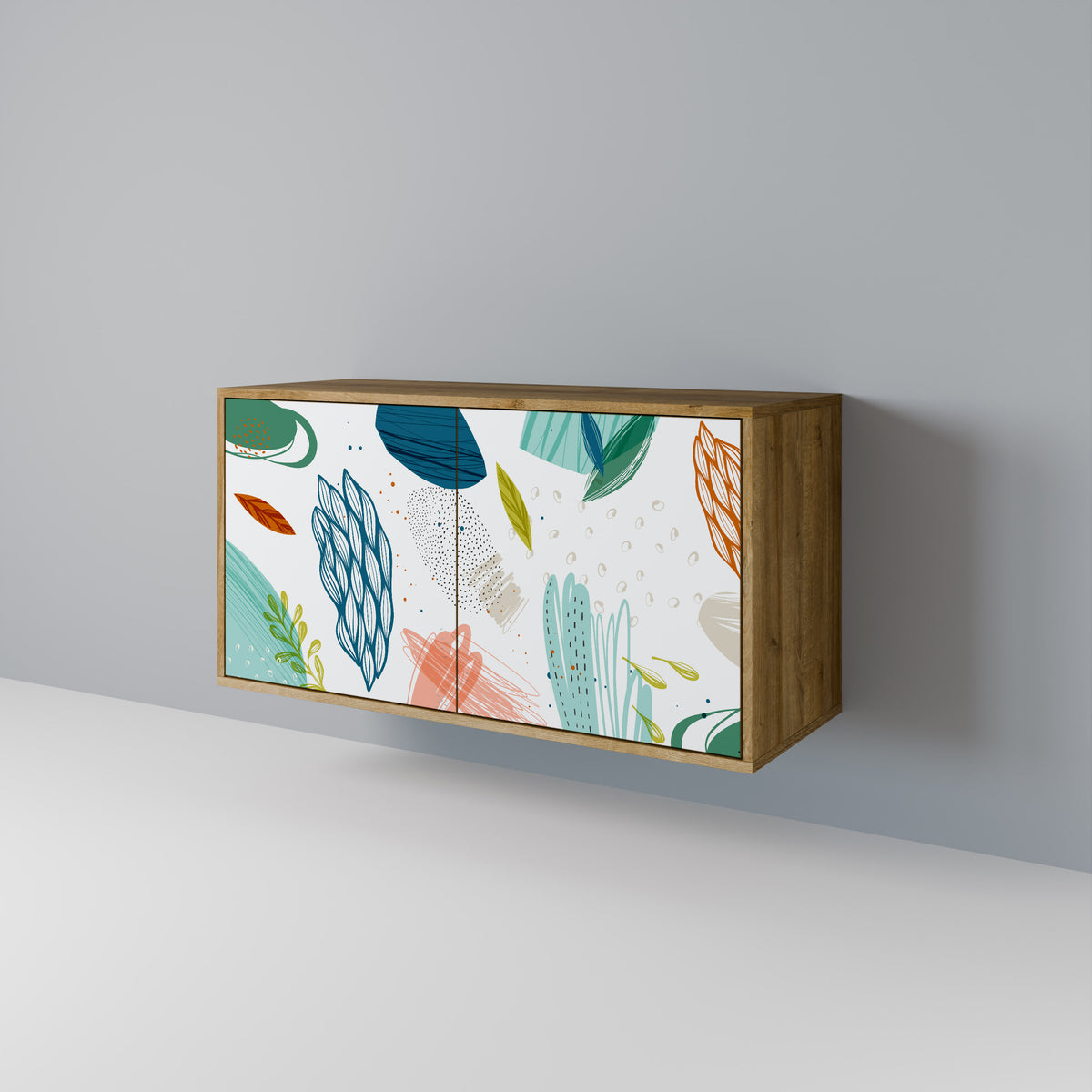 BOTANICAL HURRICANE 2-türiges Sideboard
