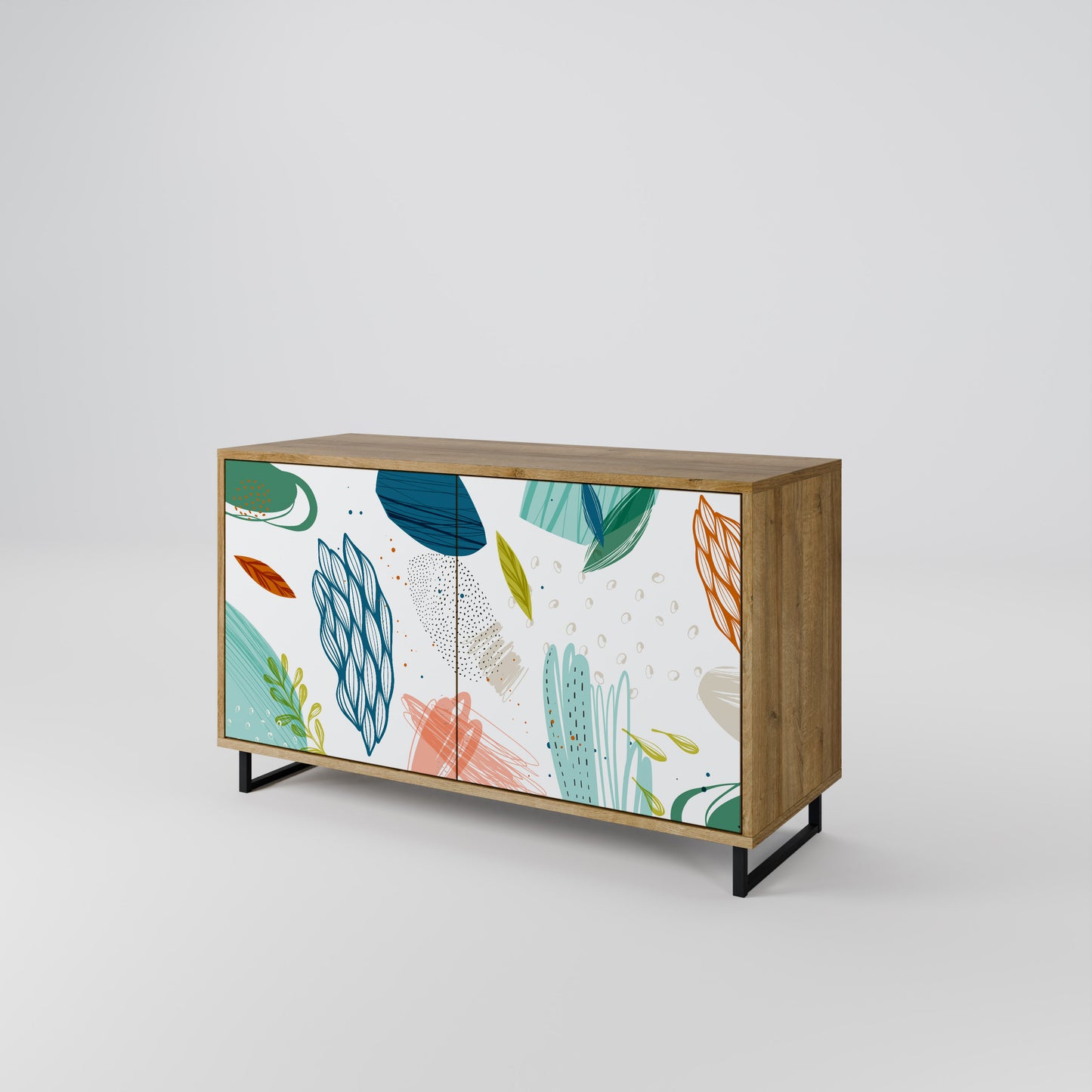 BOTANICAL HURRICANE 2-türiges Sideboard