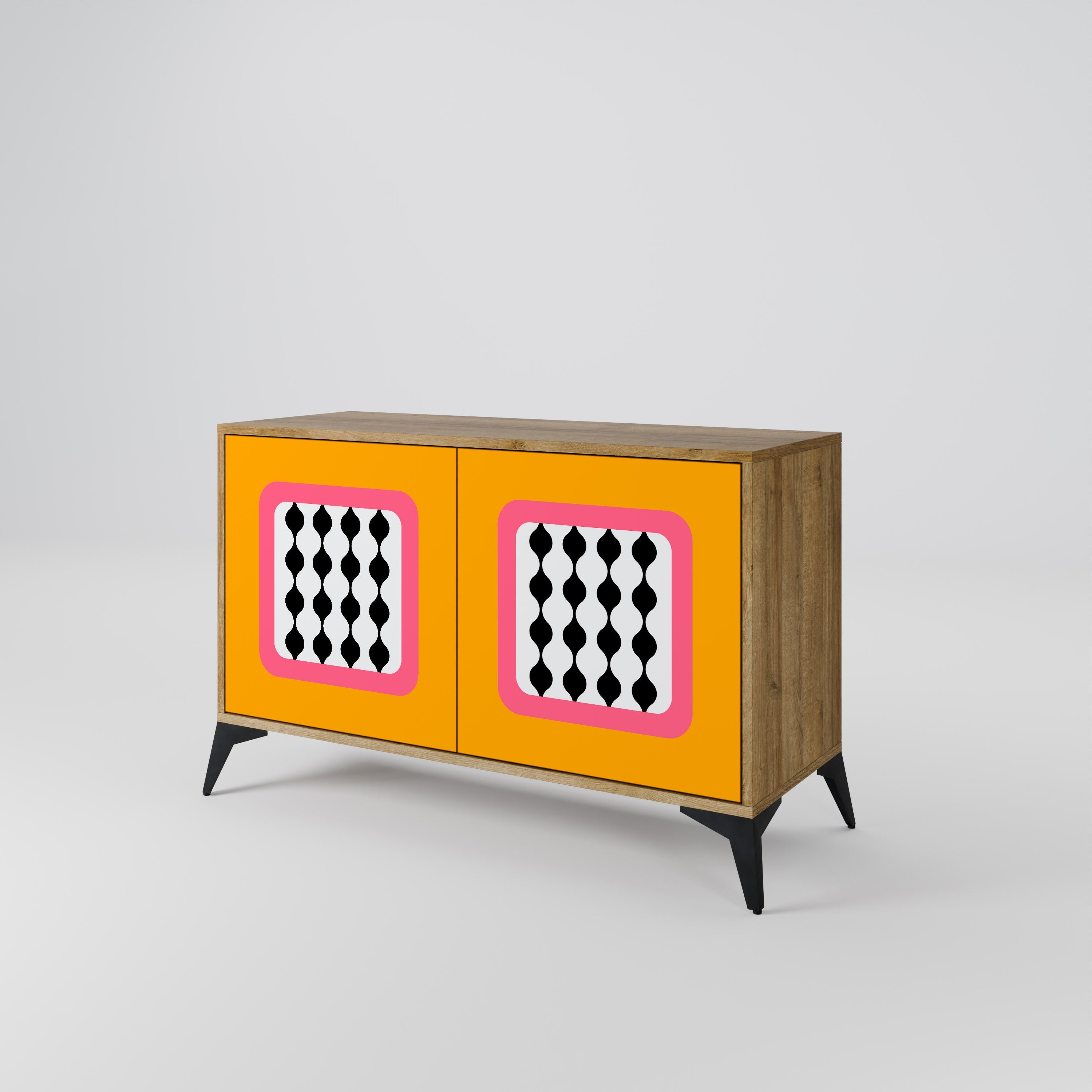 TEARS IN HEAVEN 2-türiges Sideboard in Eichenoptik