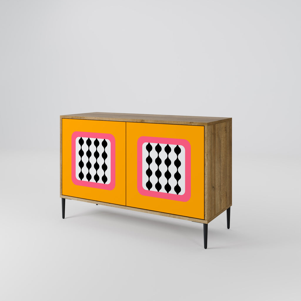 TEARS IN HEAVEN 2-türiges Sideboard in Eichenoptik