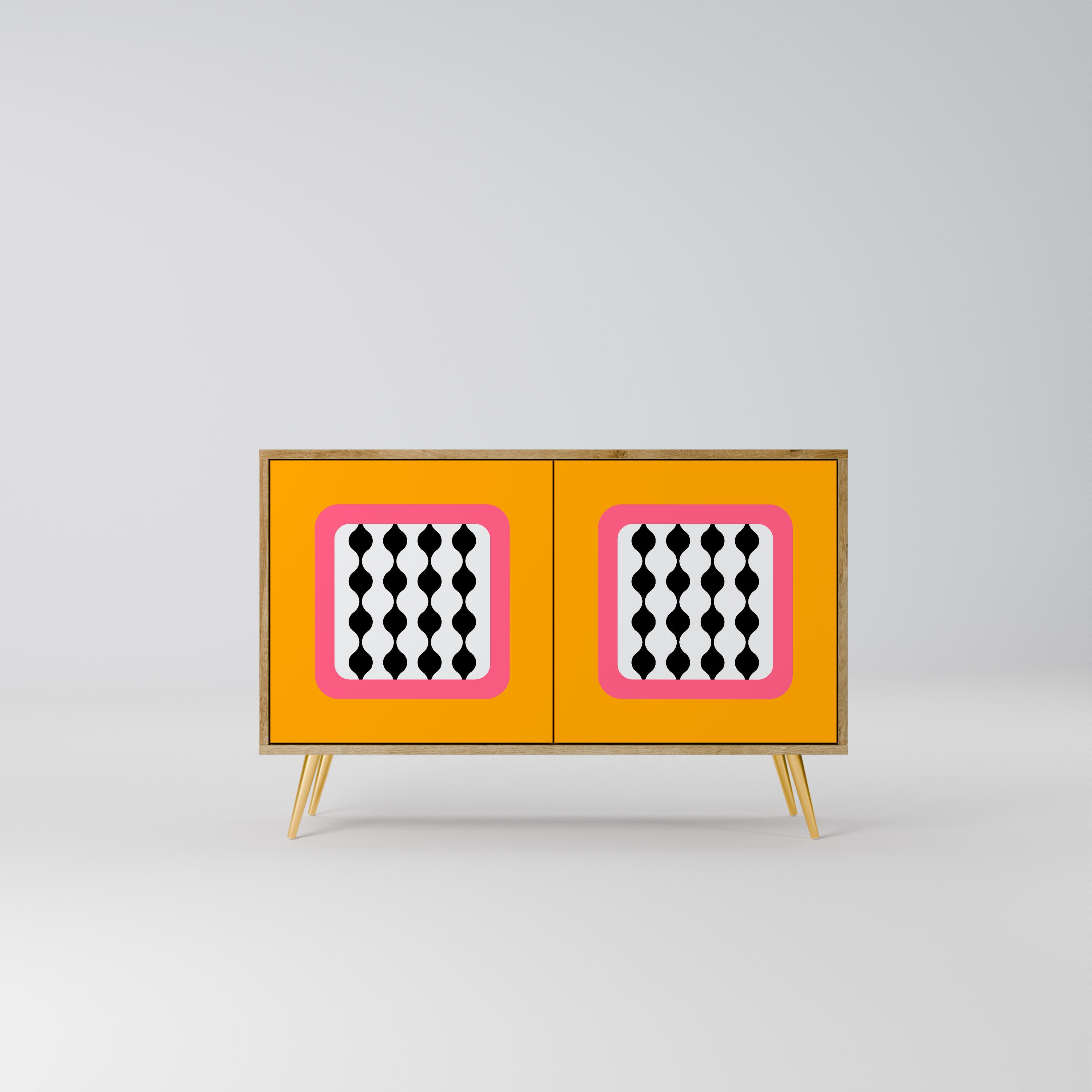 TEARS IN HEAVEN 2-türiges Sideboard in Eichenoptik