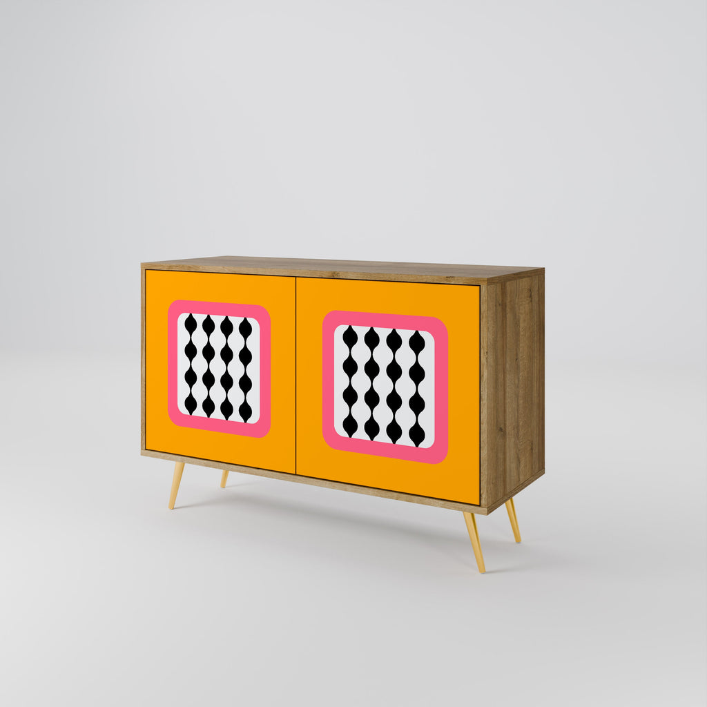 TEARS IN HEAVEN 2-türiges Sideboard in Eichenoptik