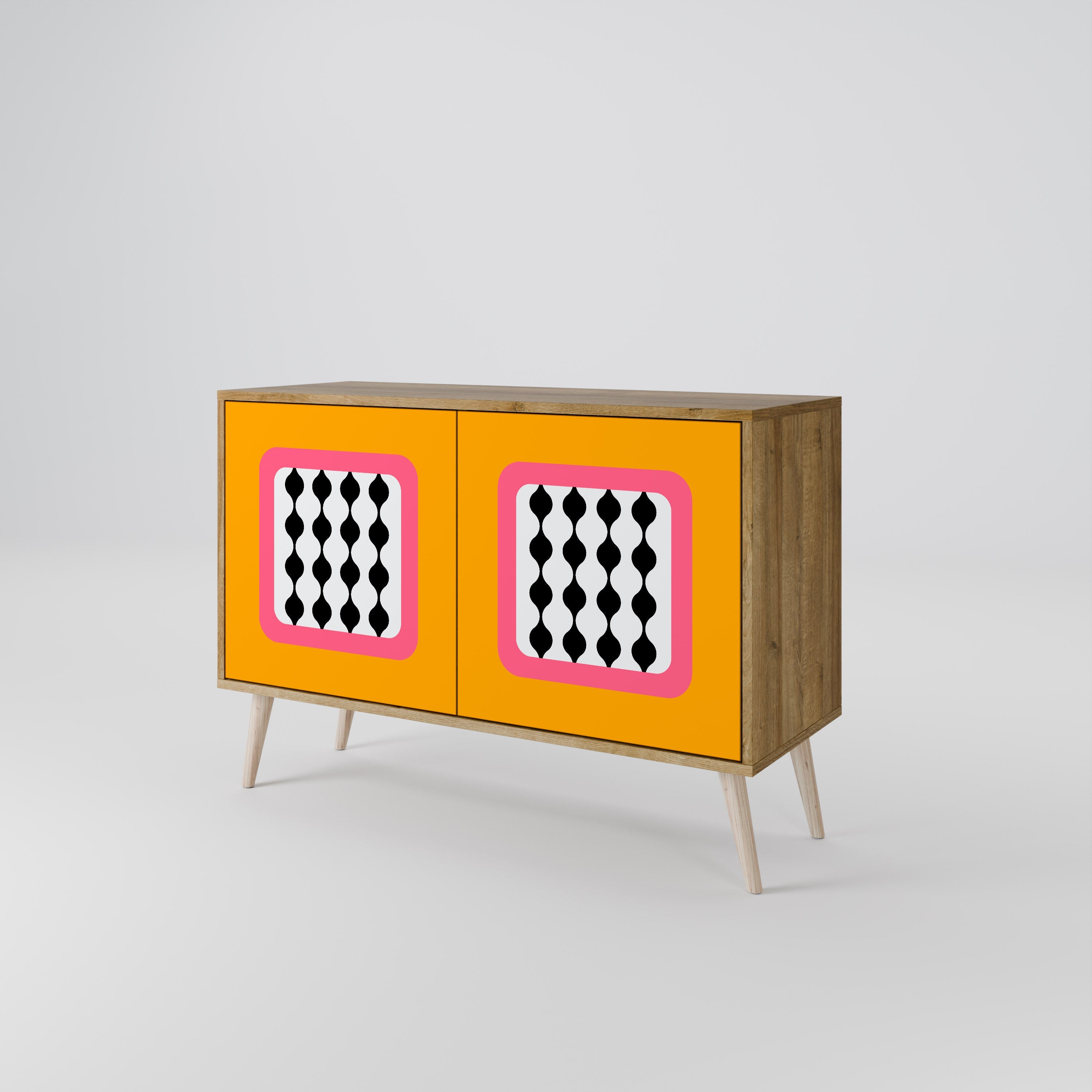 TEARS IN HEAVEN 2-türiges Sideboard in Eichenoptik