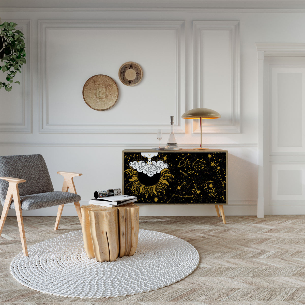 STELLAR CONSTELLATIONS 2-türiges Sideboard