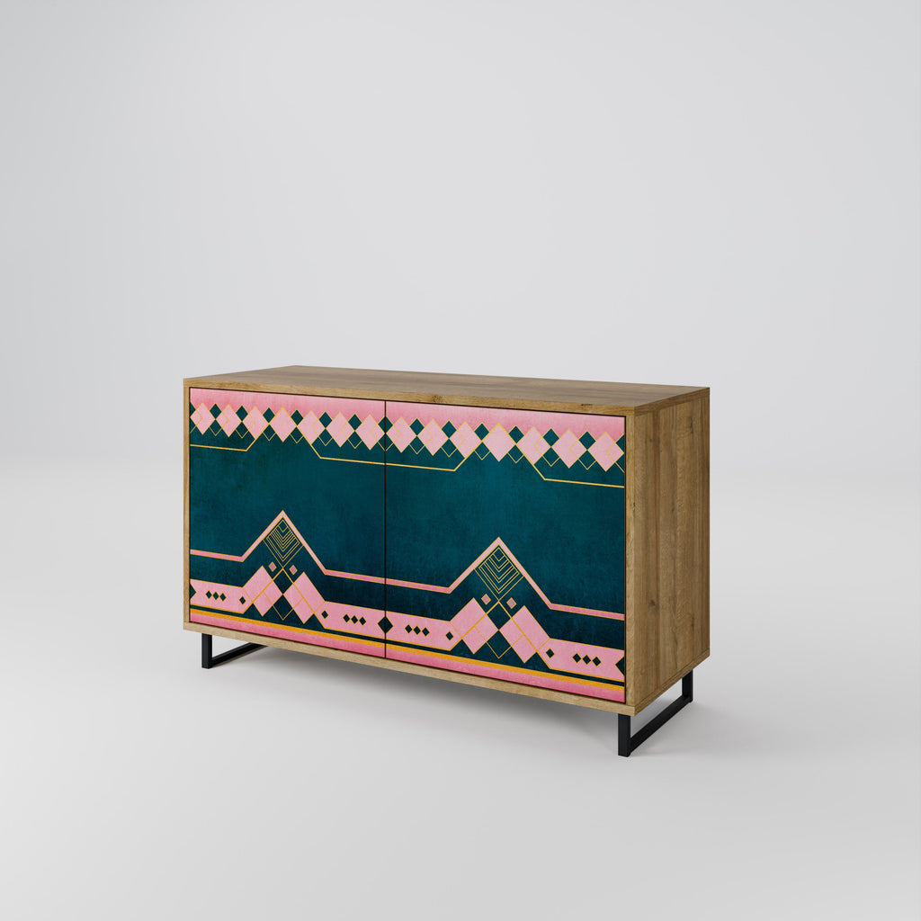 ROYAL COMPOSITION Sideboard mit 2 Türen in Eichenoptik