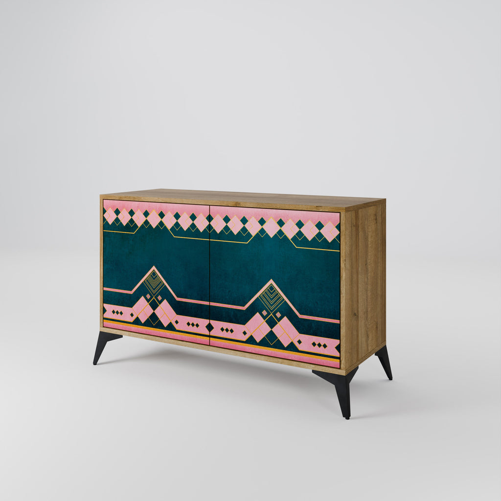 ROYAL COMPOSITION Sideboard mit 2 Türen in Eichenoptik
