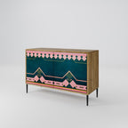 ROYAL COMPOSITION Sideboard mit 2 Türen in Eiche-Optik