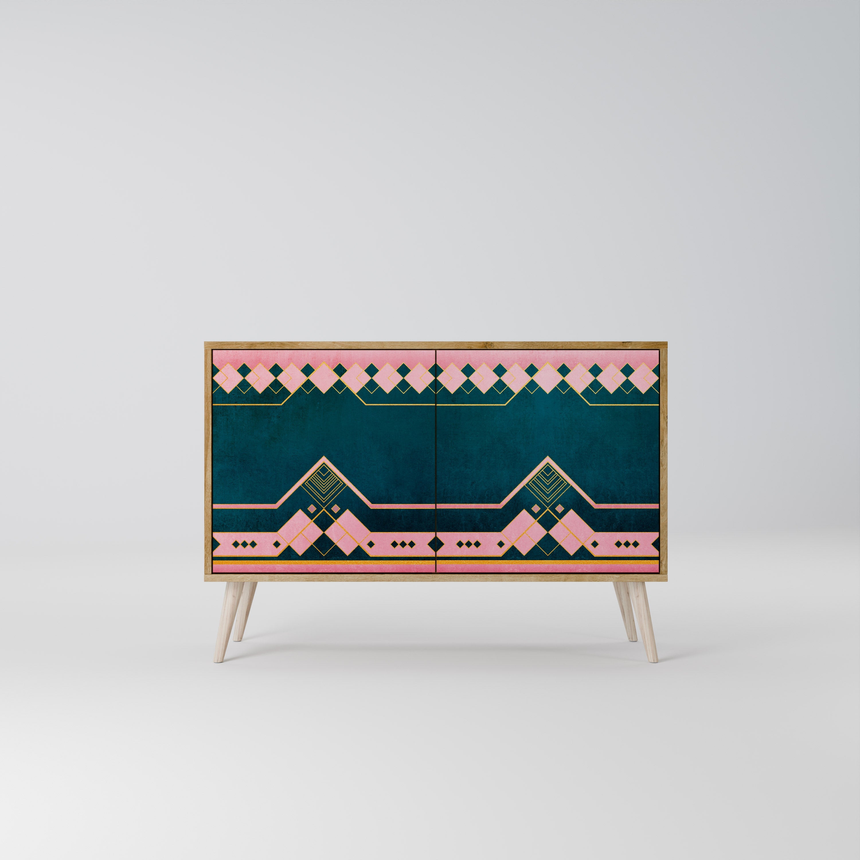 ROYAL COMPOSITION Sideboard mit 2 Türen in Eichenoptik