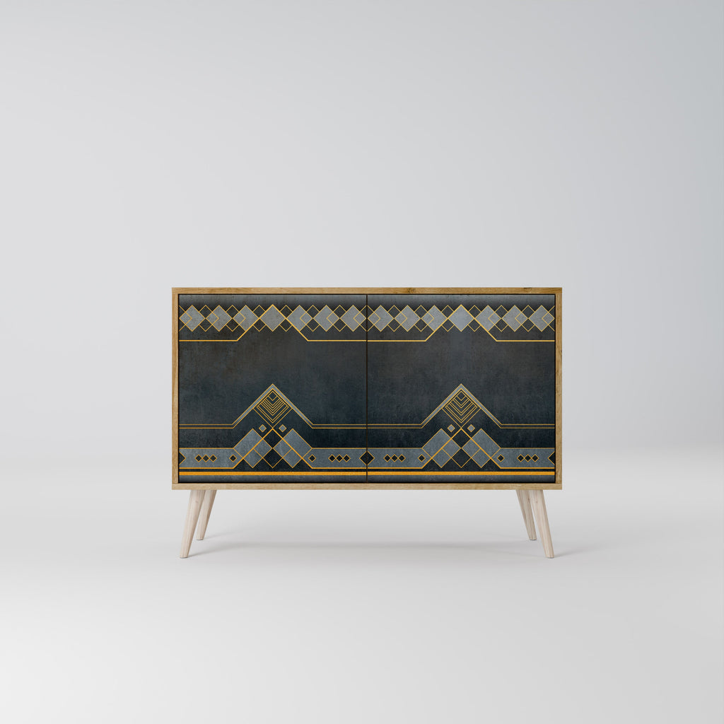 ROYAL ORDINARINESS Sideboard mit 2 Türen in Eichenoptik