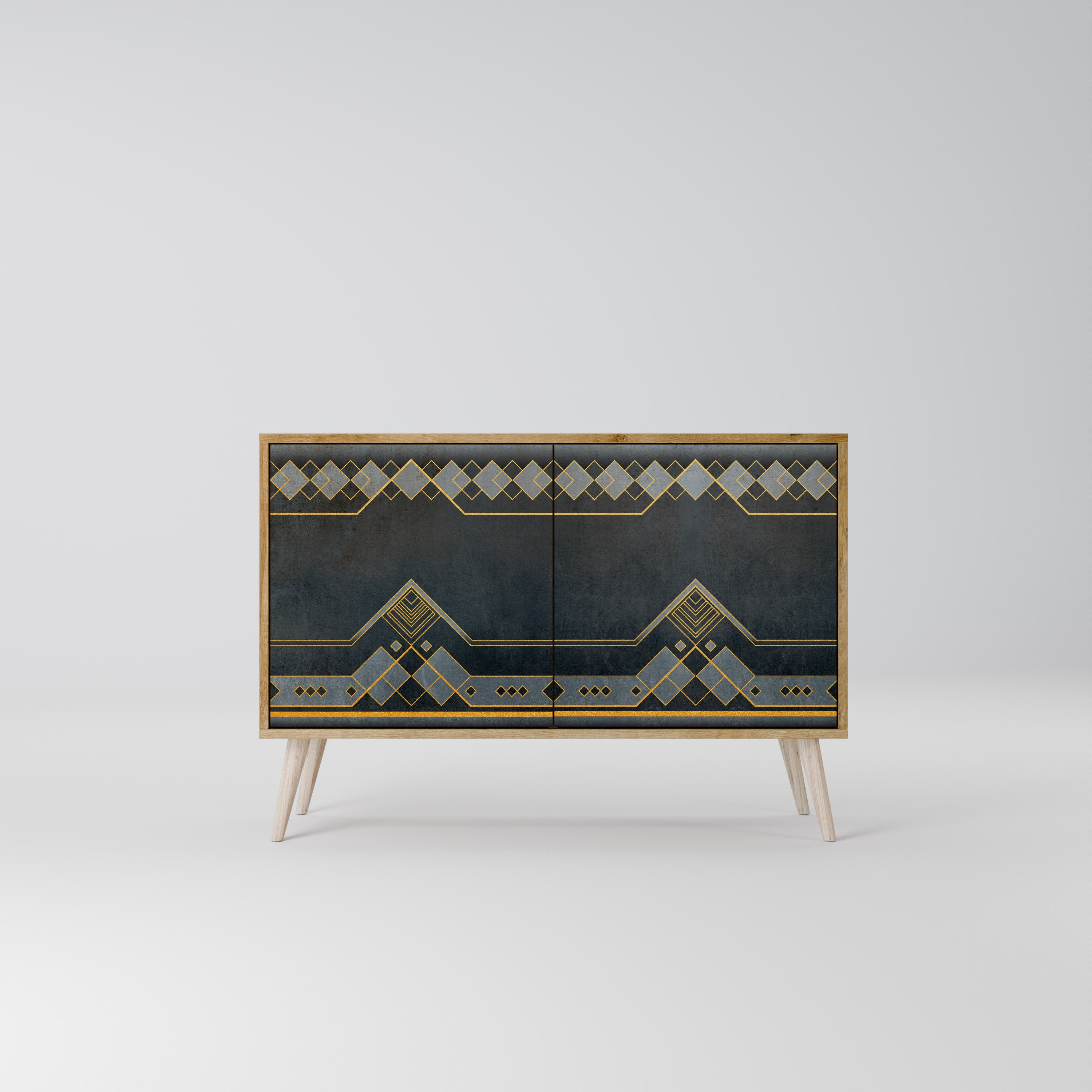 ROYAL ORDINARINESS Sideboard mit 2 Türen in Eichenoptik