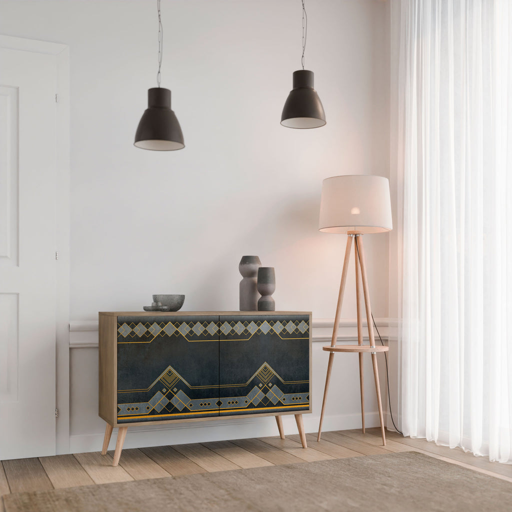 ROYAL ORDINARINESS Sideboard mit 2 Türen in Eichenoptik