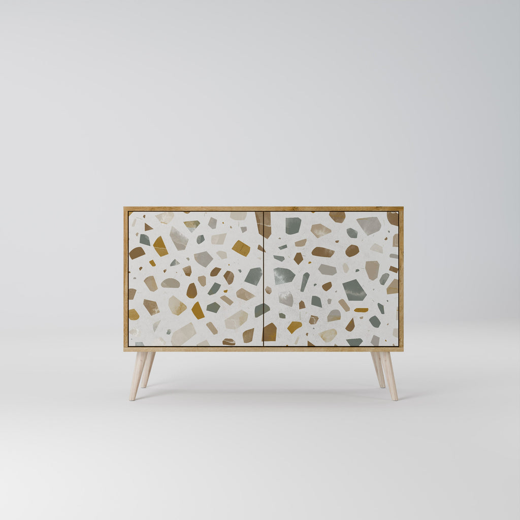 PIECES OF TOMORROW Sideboard mit 2 Türen in Eichenoptik