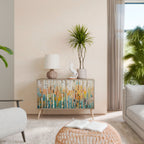 BIRCH KALEIDOSCOPE Sideboard mit 2 Türen in Eiche-Optik