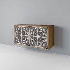 MONOCHROME NEXUS Sideboard mit 2 Türen in Eiche-Optik