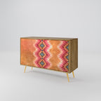 INDIAN FOLK Sideboard mit 2 Türen in Eiche-Optik